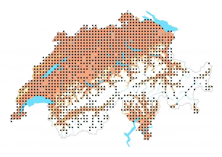 Carte de distribution: Sylvaine — Ochlodes sylvanus