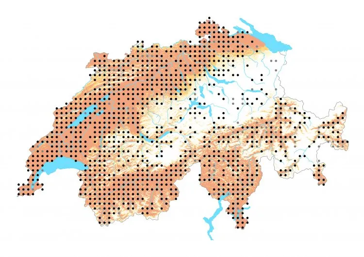Carte de distribution: Petit Nacré — Issoria lathonia